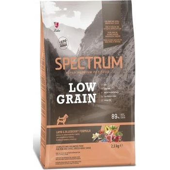 LIDER Spectrum Low Grain Lamb and Blueberry Mini Adult Dog - Пълноценна храна за израснали кучета от мини и дребни породи с агеншко и боровинки - 2, 5 кг, Турция