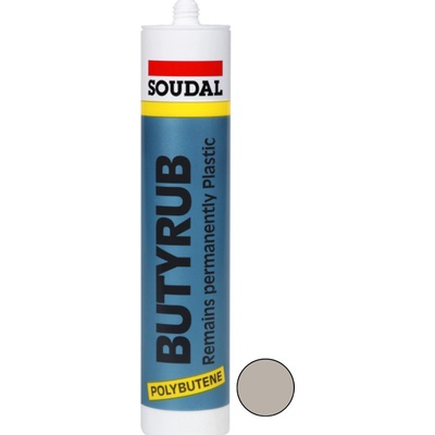 Soudal Butyrub 280 ml šedá