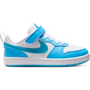 Nike Детски маратонки Nike Small Kid's Court Borough Low Sneakers - White / Energy / Football Blue - размер 32 (EU) (702-6316-0118)