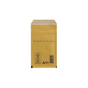 VP Плик с мехурчета A11 Кафяв, 122x175 / 100x165 mm, стикер 200 бр