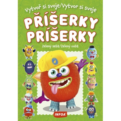 Vytvor si svoje príšerky - Zelený zošit so samolepkami