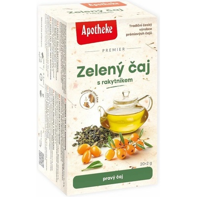 Apotheke Zelený čaj s rakytníkem 20 x 2 g