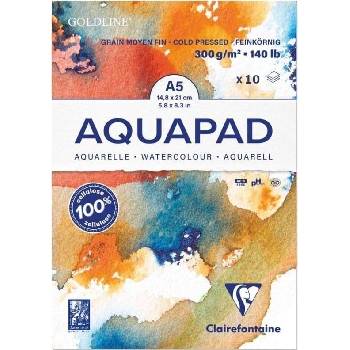 Clairefontaine Goldline Aqua Скицник 10 A5 300 g (975746C)