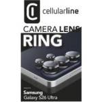 Cellularline Glass for Camera Ring for Galaxy S26 Ultra (CAMERARINGGALS26U)