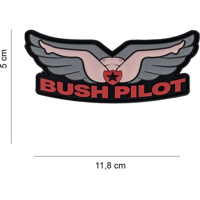 Gumová nášivka 101 Inc Bush Pilot - farebná