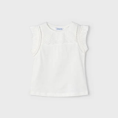 MAYORAL Потник с перфорации мръсно бяло за мини момиче Mayoral