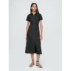 GAP Риза миди рокли от лен GAP GAP | Cheren | ЖЕНИ | XXS - zoot - 190,79 лв