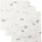 Jollein Муселинови кърпи Jollein - On The Go, 31 x 31 cm, 3 броя (560440) - baby