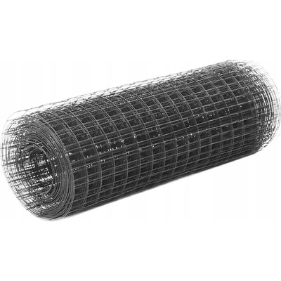 zahrada-XL Pletivo ke kurníku ocel PVC vrstva 10 x 0,5 m šedé