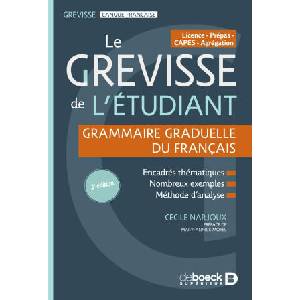 Le Grevisse de l'étudiant - Grammaire (ISBN: 9782807366985)