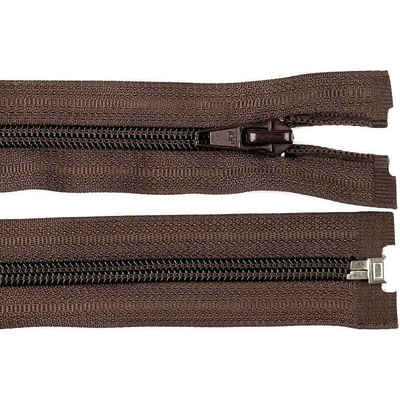 Spirálový zip No 5 délka 65 cm bundový POL Varianta: 304 hnědá čokoládová, Balení: 1 ks