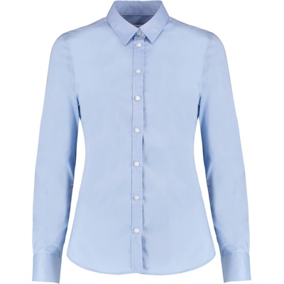 Kustom Kit Dámska strečová košeľa KK782 Light Blue
