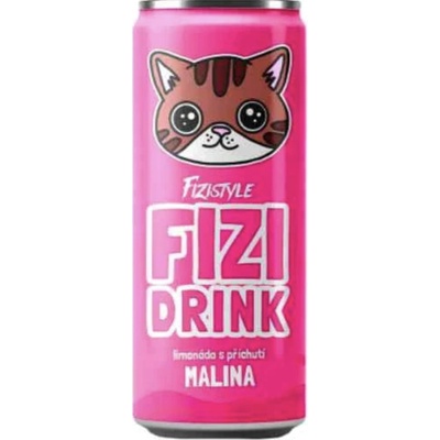 Fizistyle Fizi Drink Limonáda s příchutí malina 250 ml