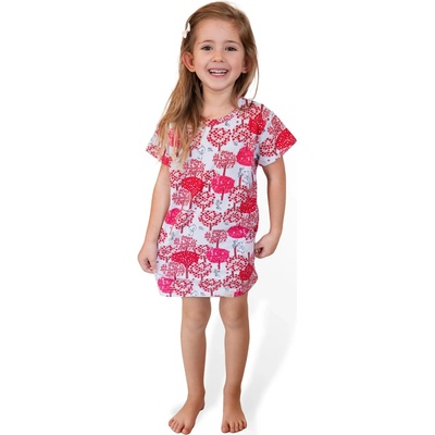 ESITO | Dívčí noční košile Stromy červená / 104 – Zboží Mobilmania