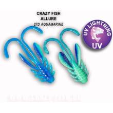 Crazy Fish Allure 4 cm 27D Aquamarine 8 ks