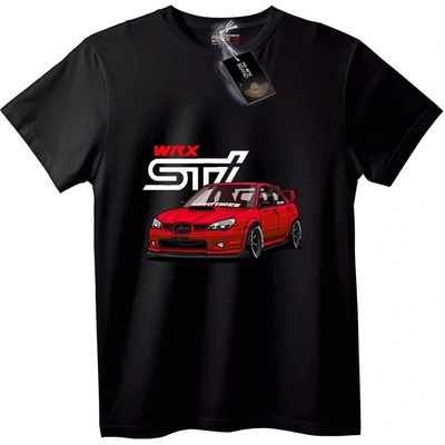 NOONEBRAND Тениска WRX STI - 2XL, Black
