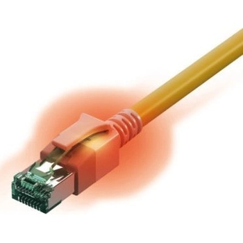 SACON Захранващ кабел, Sacon, кат. 6A, 0.5m, Жълт (21.15. 2330) (21.15.2330)