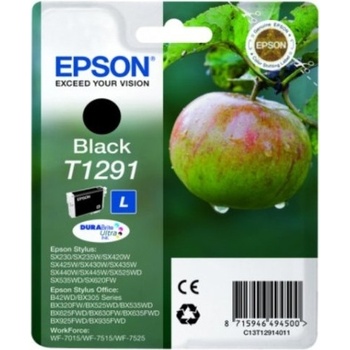Epson Оригинален мастилен картридж Epson Black T1291 за SX425W "C13T12914011 (C13T12914011)