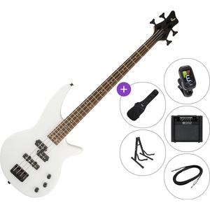 Jackson JS Series Spectra Bass JS2 IL Premium SET Snow White Електрическа бас китара