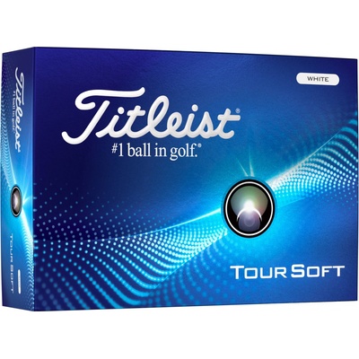 Titleist Tour soft biele 12 ks