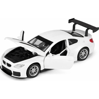 EmonaMall Детска метална кола BMW M6 GT3 с отварящи се врати Pull Back (1: 32) EmonaMall - Код W5756 (W5756-839493-4897071929493)