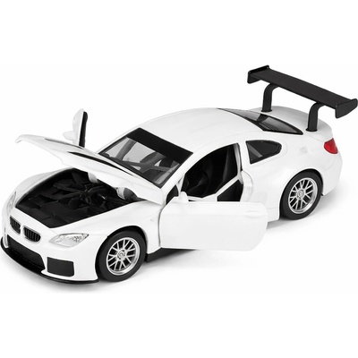 EmonaMall Детска метална кола BMW M6 GT3 с отварящи се врати Pull Back (1: 32) EmonaMall - Код W5756 (W5756-839493-4897071929493)