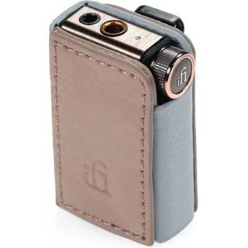 ifi Кожен калъф на ifi GO blu DAC кафяво-сив GO BLU CASE (GO BLU CASE)