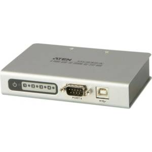 ATEN 4-портов хъб aten uc2324, usb към rs-232 (aten-uc2324-at) - Allstore