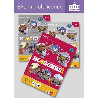 Bloggers 1 - učebnice s pracovním sešitem - školní multilicence Klett nakladatelství
