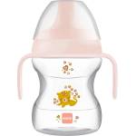 MAM Тренировъчна чаша MAM - Learn to Drink Cup, 6 м+, 190 ml, розов лъв (100018903/BG850189 )