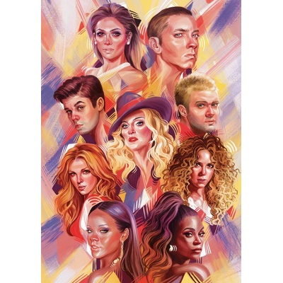 Art Puzzle - Puzzle World Music Stars - 2 000 piese