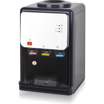 Elite Диспенсър за вода с компресор ELITE WDC-2523BL, Мощност 50W - 550W (студено/топло), 3 степени, Охлаждащ агент R600a, Черен с бял (EL-72523)