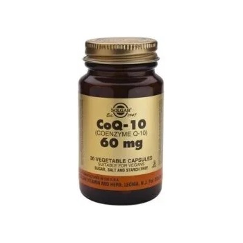 Image 1 of Solgar Хранителна добавка Коензим Q 10, Solgar Coenzyme Q10, 60mg 30vegetable caps