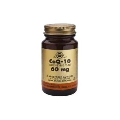 Solgar Хранителна добавка Коензим Q 10, Solgar Coenzyme Q10, 60mg 30vegetable caps