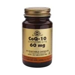 Solgar Хранителна добавка Коензим Q 10, Solgar Coenzyme Q10, 60mg 30vegetable caps