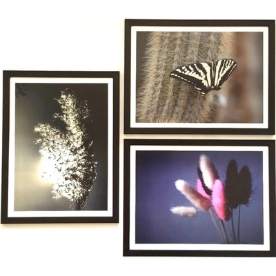 Bondecor Sada obrazů Dark 42 x 98 cm