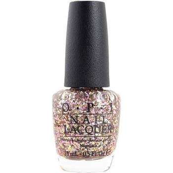 OPI Opi, Nail Lacquer, Лак за нокти, NL M80, Набиране на импулс (Розово/Златист блясък), 15 мл