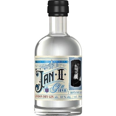 Jan II London dry 40% 0,05 l (čistá fľaša)