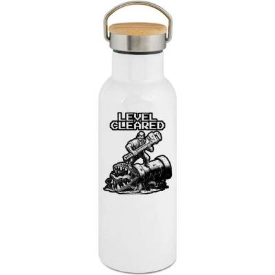 123TRIKO termoska Level Cleared, černý tisk 500 ml vtipné