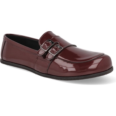 Barefoot mokasíny Peerko Flare Ruby červené