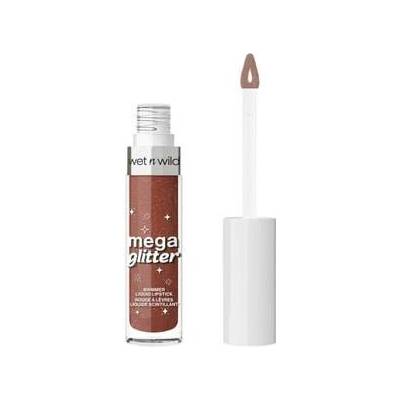 wet n wild Mega Glitter Shimmer Liquid Lipstick Tekutá rtěnka hnědá 3 ml