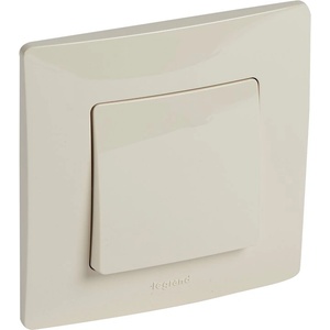 Legrand 396429 Бутон 6А с рамка Niloe крем - до изчерпване на количествата - 396429 (396429)