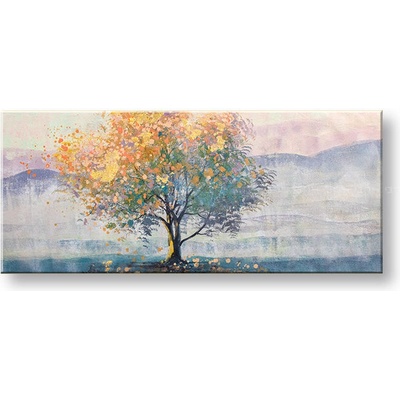 Maľovaný obraz na stenu STROM 120x50 cm - 120×50 cm / Klasický 2 cm
