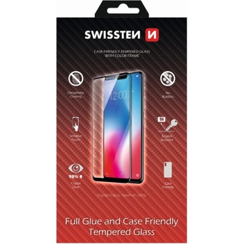 Swissten Full Glue, Color frame, Case friendly, Ochranné tvrdené sklo, Samsung Galaxy A13 4G, čierné 8595217479524