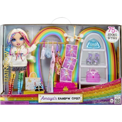 MGA Rainbow High Šatník s bábikou 543183