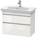 Duravit DuraStyle - Шкафче за умивалник „Compact, 61x73x37 см, 2 чекмеджета, лъскаво бяло DS649902222 (DS649902222)