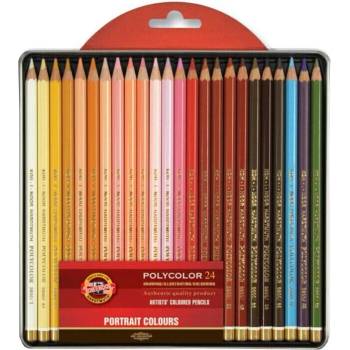 KOH-I-NOOR Polycolor Artist's Coloured Pencils Комплект цветни моливи Portrait 24 бр (3824024014PL)