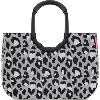 Reisenthel Loopshopper чанта, сива, с принт леопард, размер L (OR7081)