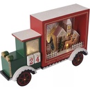 Emos DCWW32 LED adventní kalendář dřevěné auto