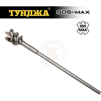 ТУНДЖА Боркорона за бетон SDS-Max с твърдосплавна пластина Тунджа, ф55x550мм (9700533) (9700533)